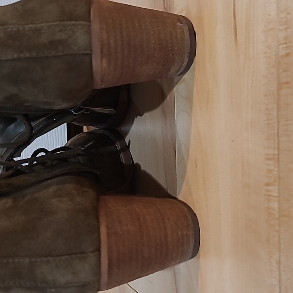 Sam Edelman women's size 9.5 wedge brown short boots - Picture 5 of 8